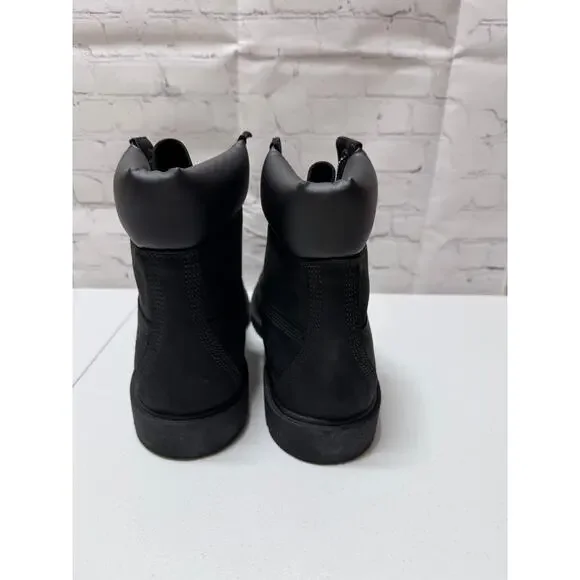 Timberland Classic 6-Inch Waterproof Black Nubuck Boots – Men’s Size 9.5 NEW/NIB - Picture 4 of 9